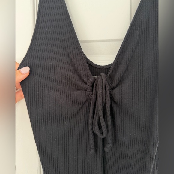 Abercrombie & Fitch Black Ribbed Bodysuit - Picture 1 of 3